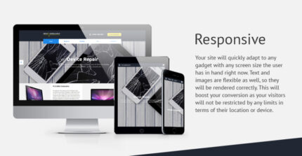 Template Situs Web Responsif Ambulans Teknologi - Fitur Gambar 1