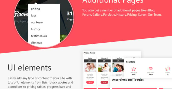 Template Joomla DatingRoom - Fitur Gambar 11