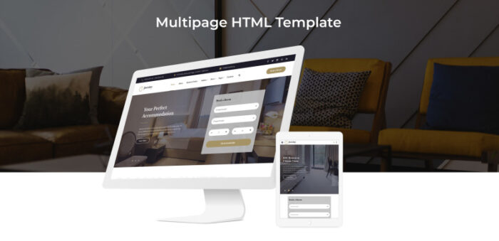 Jasmine - Template Situs Web HTML5 Multihalaman Klasik Hotel - Fitur Gambar 2