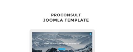 Template Joomla Proconsult - Fitur Gambar 1