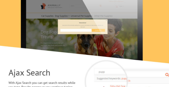 Tema Magento Animally - Fitur Gambar 5