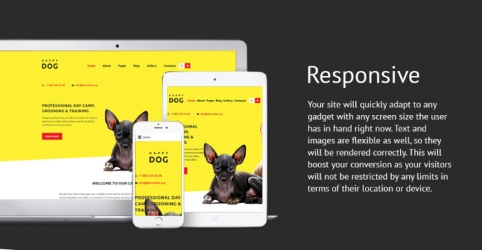 Template Joomla Happy Dog - Fitur Gambar 1