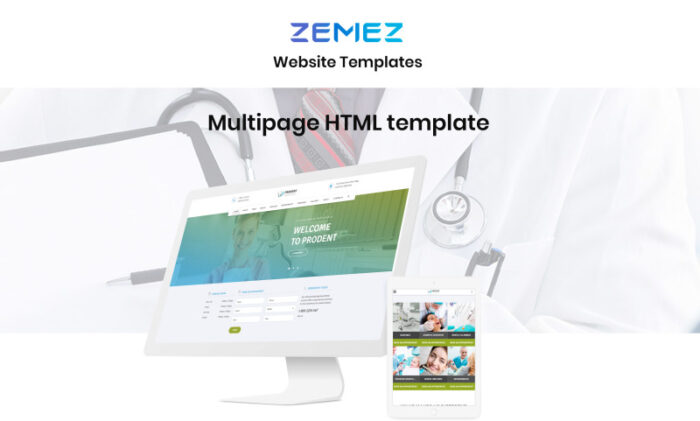 Prodent - Template Situs Web HTML Bootstrap Bersih Multihalaman Kedokteran Gigi - Fitur Gambar 1