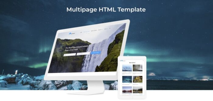 Ice Travel - Template Situs Web HTML5 Klasik Multihalaman Agen Perjalanan - Fitur Gambar 2