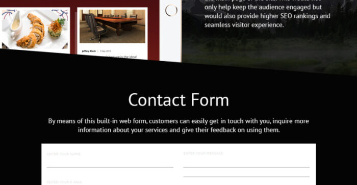 Template Situs Web Responsif 11 Kamar - Fitur Gambar 5