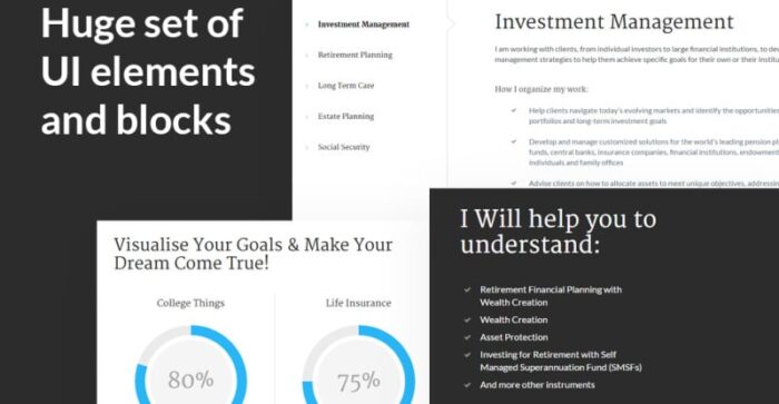 Template Situs Web Visi Keuangan - Fitur Gambar 7