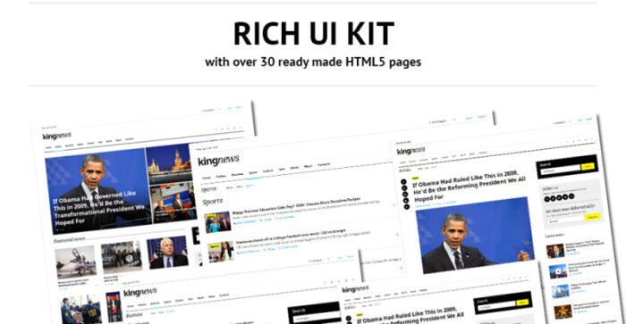 KingNews - Template Situs Web Responsif Portal Berita - Fitur Gambar 3