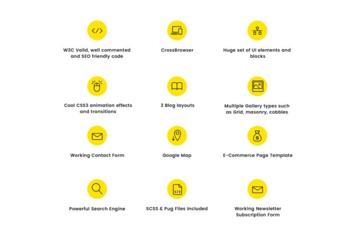 Evan Robertson - Template Situs Web Bootstrap HTML Bersih Multihalaman Pribadi - Fitur Gambar 5