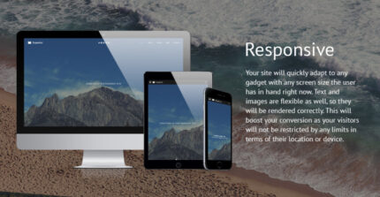 Template Situs Web Portofolio Fotografer Responsif - Fitur Gambar 1