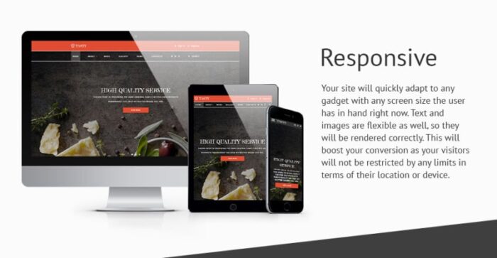 Tasty - Template Situs Web Kafe dan Restoran - Fitur Gambar 1