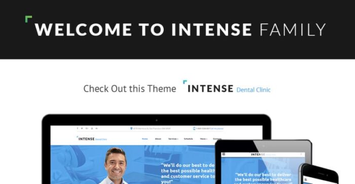 Template Situs Web Klinik Gigi Intense - Fitur Gambar 1