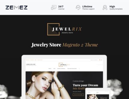 Tema Magento Jewelrix - Fitur Gambar 1