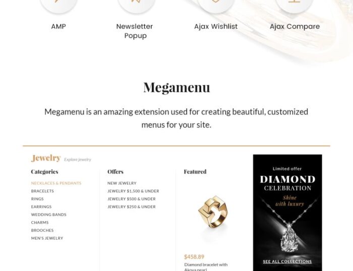 Tema Magento Jewelrix - Fitur Gambar 3