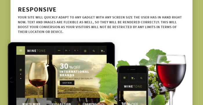 Tema PrestaShop Wine Tone - Fitur Gambar 5