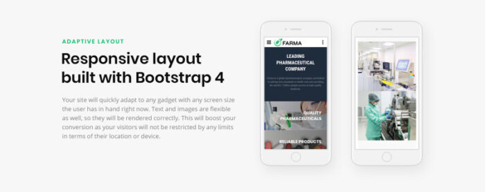 Farma - Template Situs Web HTML Bootstrap Bersih Multihalaman Farmasi - Fitur Gambar 6