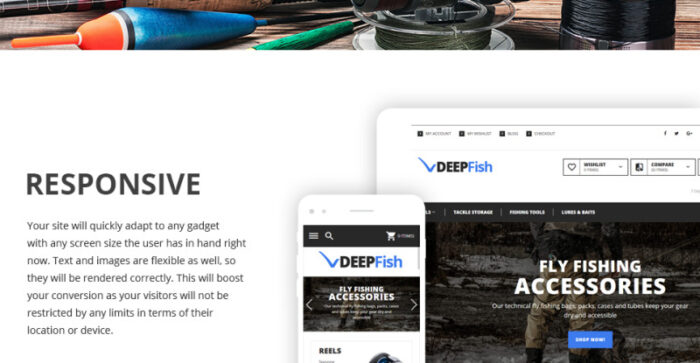 Tema Magento DeepFish - Fitur Gambar 2