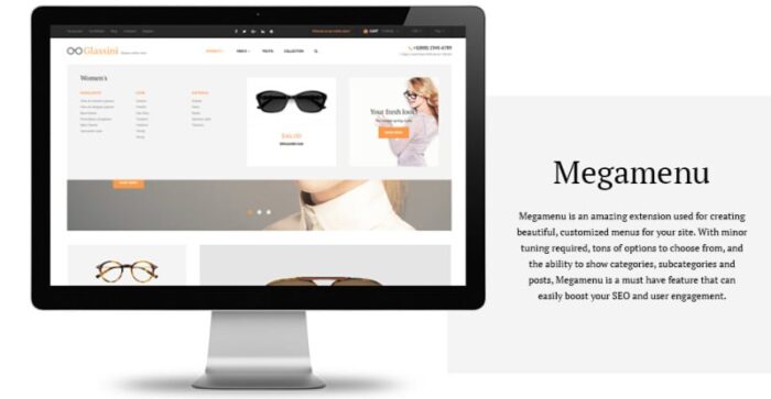 Tema Glassini Magento - Fitur Gambar 4