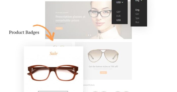 Tema Magento Glassini - Fitur Gambar 7