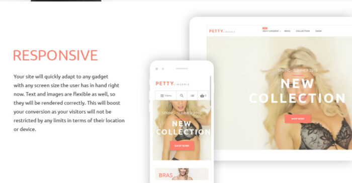 Petty - Tema Magento Toko Pakaian Dalam - Fitur Gambar 2