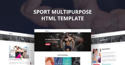 Template Situs Web FitnessSport - Fitur Gambar 1