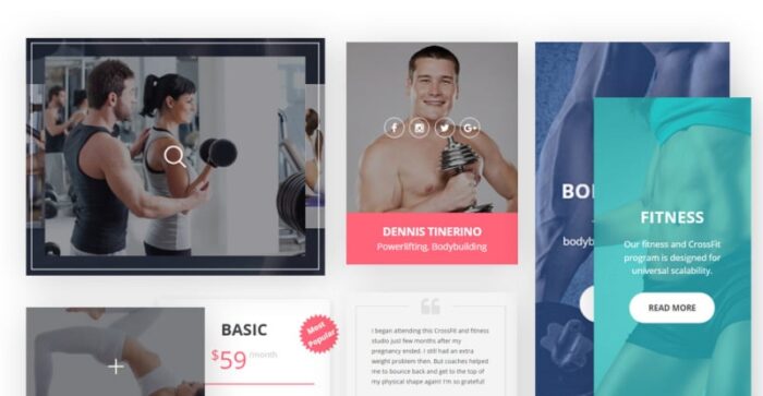 Template Situs Web FitnessSport - Fitur Gambar 3