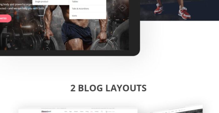 Template Situs Web FitnessSport - Fitur Gambar 6