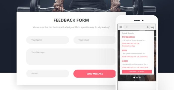 Template Situs Web FitnessSport - Fitur Gambar 9