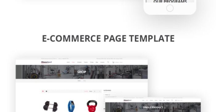 Template Situs Web FitnessSport - Fitur Gambar 10