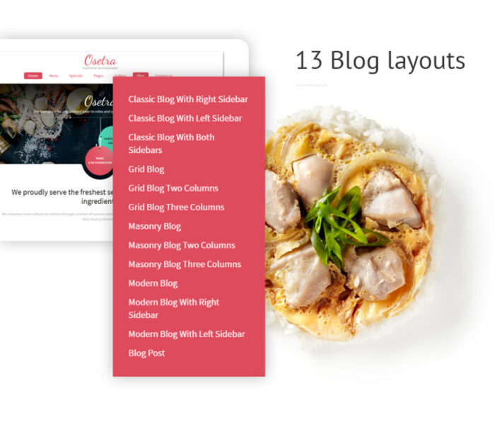 Template Situs Web Responsif Restoran Makanan Laut - Fitur Gambar 12