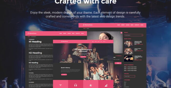 Tema WordPress Responsif Musik - Fitur Gambar 13