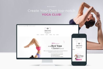 Shanti - Tema WordPress Studio Yoga - Fitur Gambar 1