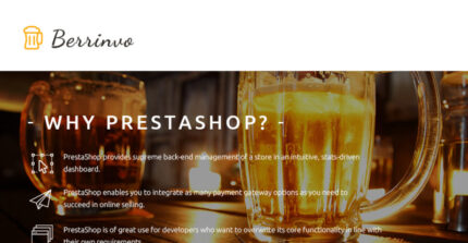 Berrinvo - Tema PrestaShop Responsif Pabrik Bir - Fitur Gambar 1