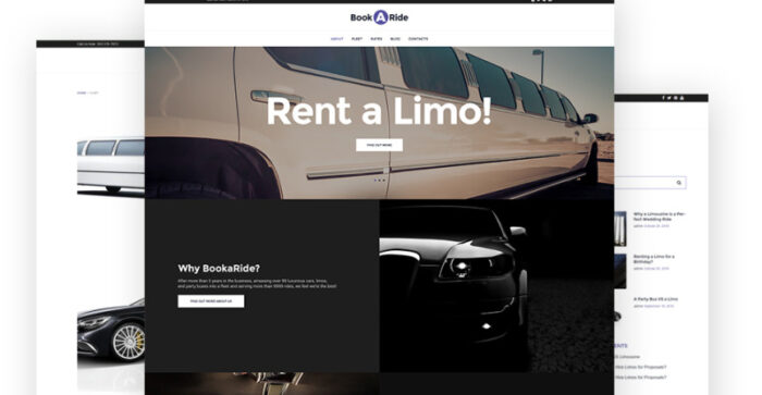 BookaRide - Tema WordPress Layanan Penyewaan Mobil Limusin - Fitur Gambar 2