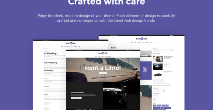 BookaRide - Tema WordPress Layanan Penyewaan Mobil Limusin - Fitur Gambar 13
