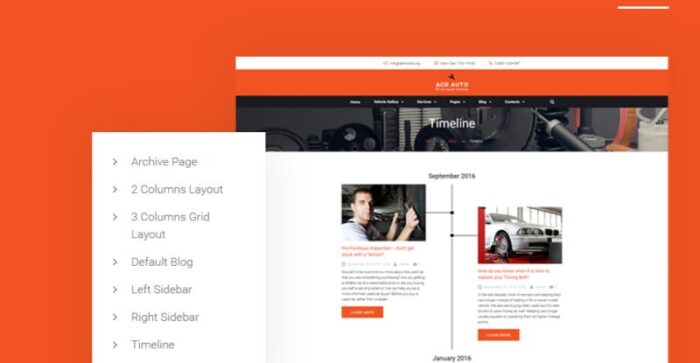 ACR Auto - Template Situs Web HTML Multihalaman Modern Perbaikan Mobil - Fitur Gambar 7