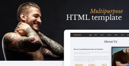 Template Situs Web HTML Responsif Salon Tato - Kecantikan - Fitur Gambar 1