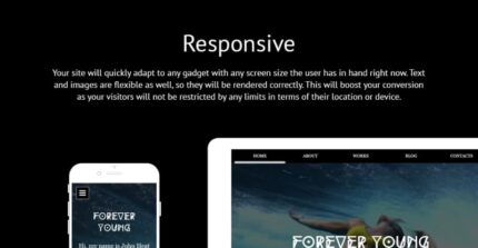 Template Situs Web Responsif Videografer - Fitur Gambar 1