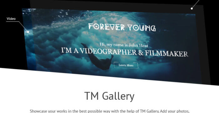 Template Situs Web Responsif Videografer - Fitur Gambar 4