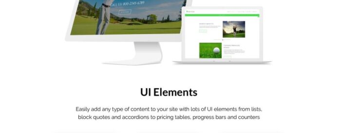 Klub Golf - Template Joomla Golf & Olahraga - Fitur Gambar 2