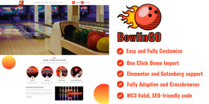 BowlinGO - Tema WordPress Bowling - Fitur Gambar 1