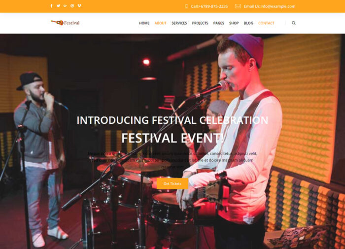 Template HTML Festival Event Park, Circus - Fitur Gambar 1