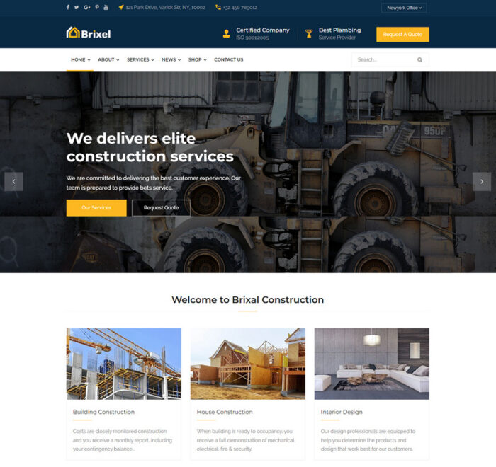 BrixalBuilding - Template Situs Web Konstruksi dan Bangunan - Fitur Gambar 1