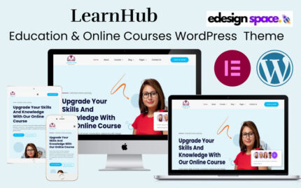 LearnHub - Tema WordPress Pendidikan & Kursus Online - Fitur Gambar 1