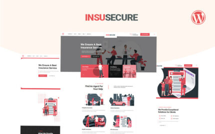 Tema WordPress Asuransi Serbaguna Insusecure - Fitur Gambar 1