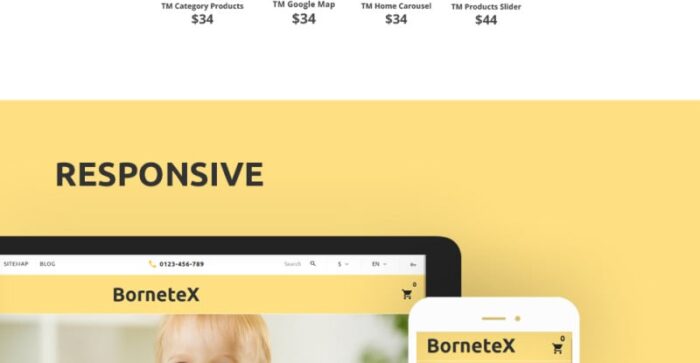 BorneteX - Tema PrestaShop Toko Bersalin - Fitur Gambar 4