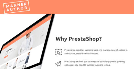 MannerAuthor - Tema PrestaShop Pakaian Pria - Fitur Gambar 1