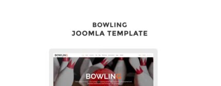 Template Bowling Joomla - Fitur Gambar 1