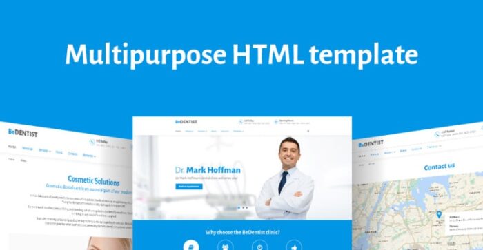 Template Situs Web BeDentist - Fitur Gambar 1