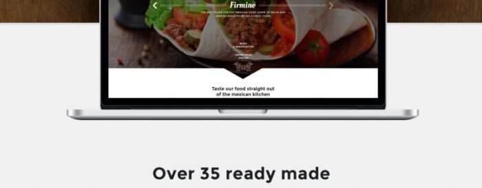 Firmino - Template Situs Web Multihalaman Restoran Meksiko - Fitur Gambar 2