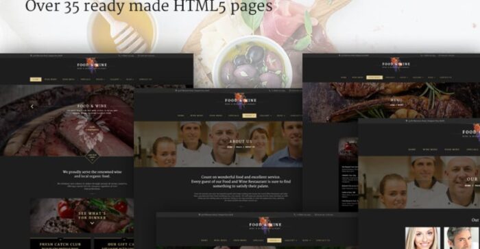 Template Situs Web Makanan dan Anggur - Fitur Gambar 7